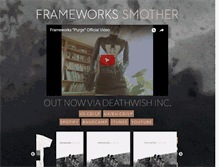 Tablet Screenshot of frameworksband.com